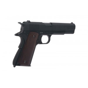 Страйкбольный пистолет GPM1911 - Black Tip GAS-GPM-191-BBB-ECM (G&G)